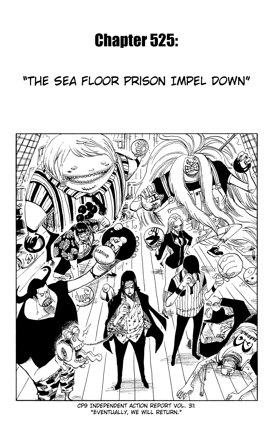 One Piece, Chapter 525 image 01